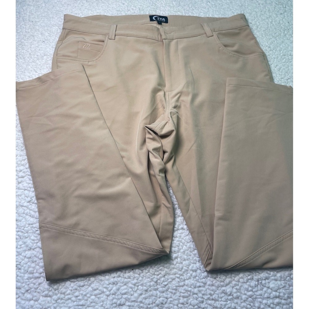 Zyia Performance Tan Outdoor Pants Activewear Hiking Camping Fishing  Large